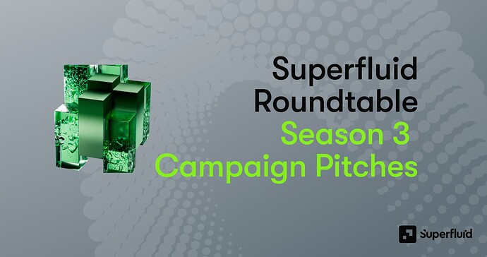 Season 3 Campaign Pitches